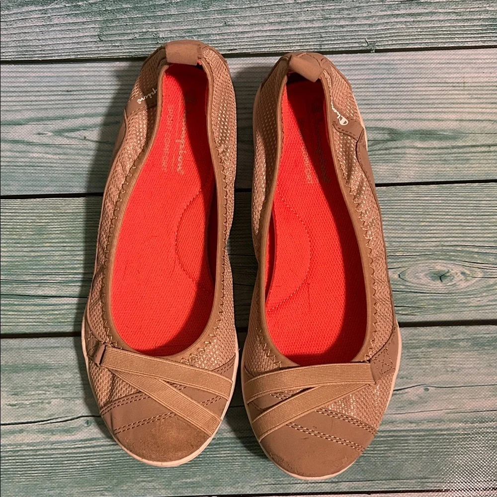 Champion Tan Ballet Flats - Picture 2 of 4